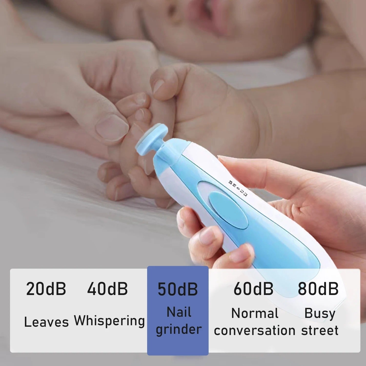 Electric Baby Nail Trimmer & Clipper Set – Gentle & Quiet