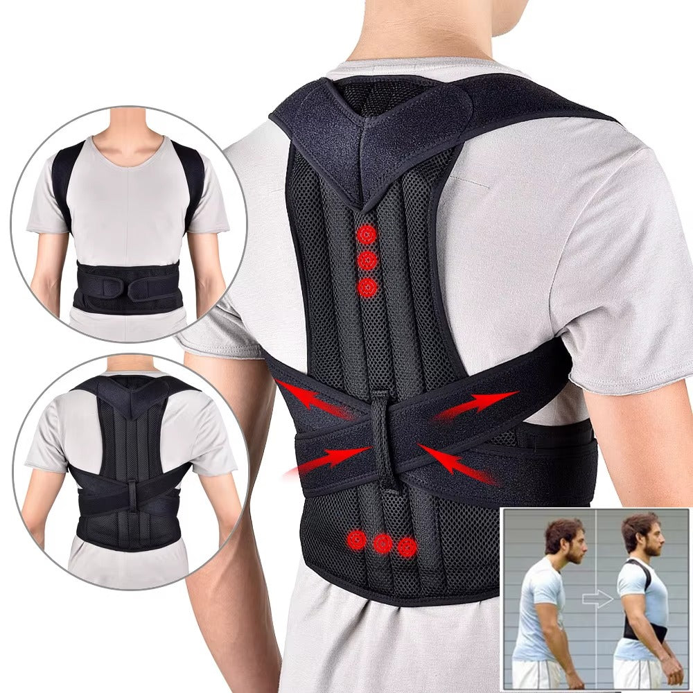 Posture Corrector Back Support Belt – Adjustable Unisex